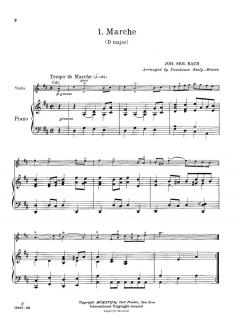 10 Little Classics For Violin And Piano von Johann Sebastian Bach im Alle Noten Shop kaufen