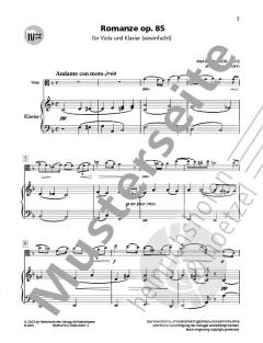 Romanze op.85 von Max Bruch 