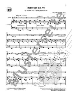 Berceuse op.16 von Gabriel Fauré 