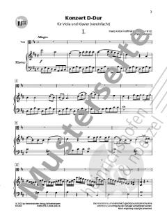 Konzert D-Dur von Franz Anton Hoffmeister 