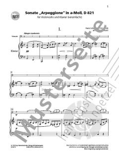 Sonate 'Arpeggione' in A-Moll D821 von Franz Schubert 