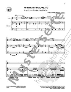 Romanze F-Dur op. 50 von Ludwig van Beethoven 
