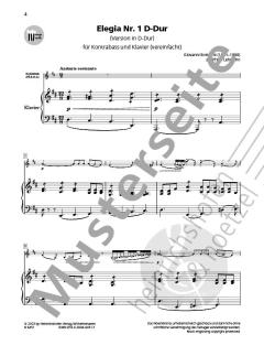 Elegia D-Dur Nr. 1 (Version in C-Dur und D-Dur) von Giovanni Bottesini 