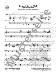 Konzert a-Moll Nr.1 (Version in d-Moll) von Jean Baptiste Accolay 
