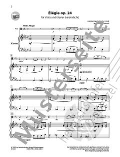 Élégie op.24 von Gabriel Fauré 