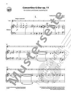 Concertino G-Dur op.11 von Ferdinand Küchler 