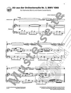 Air aus der Orchestersuite Nr. 3 BWV 1068 von Johann Sebastian Bach 