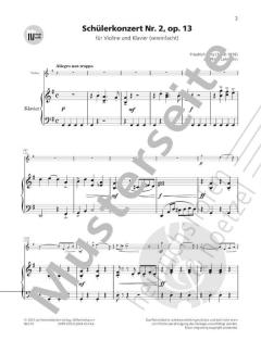Schülerkonzert Nr.2 op.13 von Friedrich Seitz 