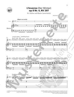 L'Inverno (Der Winter) op.8,4 RV 315 von Antonio Vivaldi 