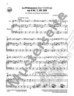 La Primavera (Der Frühling) op. 8 Nr. 1 RV269 von Antonio Vivaldi 