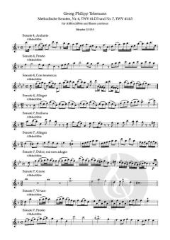 Methodische Sonaten 1 von Georg Philipp Telemann (Download) 