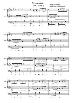 Blumenduett von Léo Delibes 