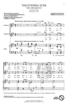 The Evening Star von Robert Schumann 