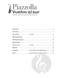 Vuelvo al sur  von Astor Piazzolla 