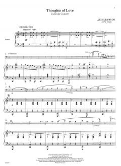 Thoughts Of Love (Valse de Concert) von Arthur Pryor 