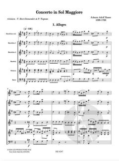 Concerto in Sol Maggiore von Johann Adolf Hasse 