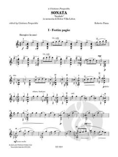 Sonata Saudade von Roberto Piana 