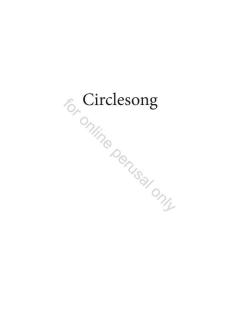 Circlesong von Bob Chilcott 