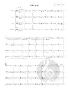 Gesänge der Sehnsucht, Streichquartett Nr. 8 von David Philip Hefti 