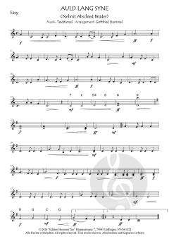 Auld lang syne (Nehmt Abschied Brüder) AO 