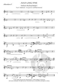 Auld lang syne (Nehmt Abschied Brüder) AO 