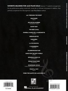 Favorite Melodies for Jazz Piano Solo 