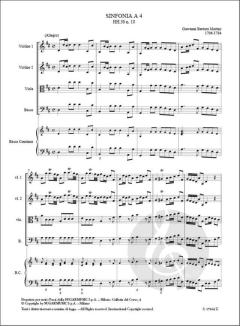 Sinfonia a 4 HH.30 N. 10 von Giovanni Battista Martini 