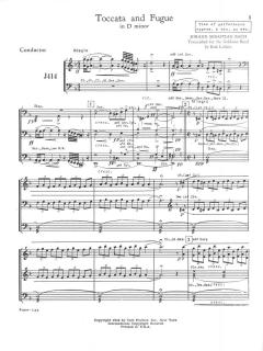 Toccata und Fuge in d-Moll BWV 565 von Johann Sebastian Bach 