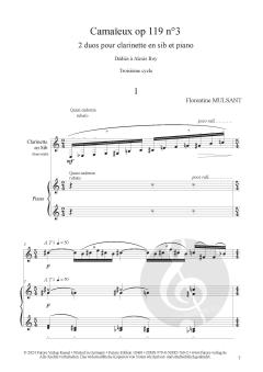 Camaïeux op. 119 n°3 von Florentine Mulsant 