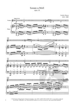 Sonate a-Moll op.18 von Emilie Mayer 