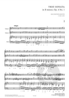 6 Triosonaten op. 4 Band 1 von Jean-Baptiste Quentin 