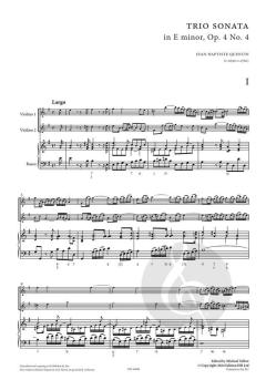 6 Triosonaten op. 4 Band 2 von Jean-Baptiste Quentin 