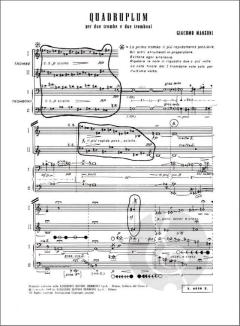 Quadruplum von Giacomo Manzoni 