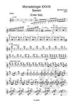 Monadologie XXVIII - Seven von Bernhard Lang 