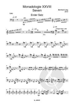Monadologie XXVIII - Seven von Bernhard Lang 