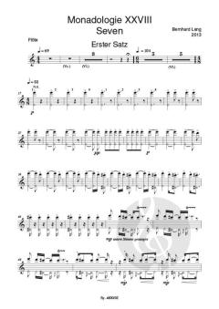 Monadologie XXVIII - Seven von Bernhard Lang 