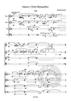 Glances - I Don't Belong Here von Hannah Kendall 