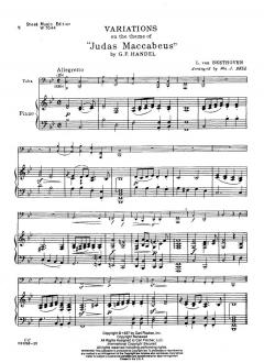 Variations on the Theme of Judas Maccabäus von Ludwig van Beethoven 