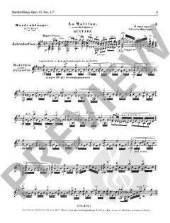 Bardenklange op. 13/1-7 Band 3 von Johann Kaspar Mertz 