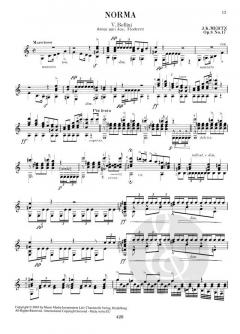 Opern Revue op. 8 Band 10 von Johann Kaspar Mertz 