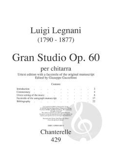 Gran Studio op. 60 von Luigi Legnani 