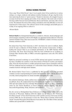 Dona Nobis Pacem von Richard Bjella 