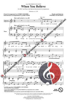 When You Believe (from The Prince of Egypt) von Stephen Schwartz 
