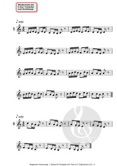 Schule für Trompete in Bb, Horn in F, Euphonium in Bb Band 3 von Norbert Engelmann (Download) 