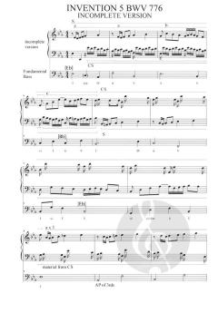 A Methodo-logical Approach to J .S. Bach 2-Part Inventions von Alberto Firrincieli 