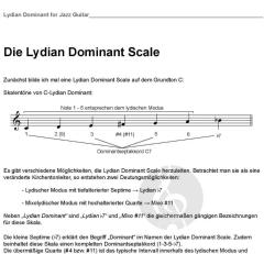 Lydian Dominant for Jazz Guitar<br> von Volker Ilgen 