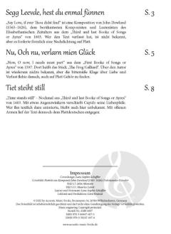 Dowland op Platt von Christoph Scheffler 