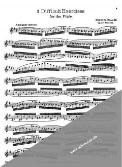35 Exercises for Flute op. 33 Book 3 von Ernesto Köhler 