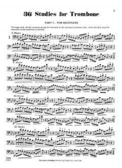 36 Studies von Oskar Blume für Posaune im Alle Noten Shop kaufen