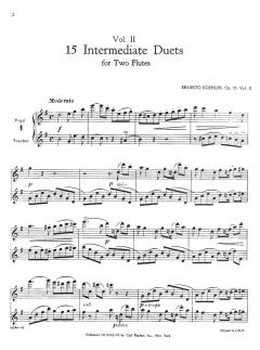 40 Progressive Duets for 2 Flutes von Ernesto Köhler 